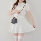 アイボリー | カーデイガン&スカートニットセットアップ | NICE CLAUP / OLIVE des OLIVE　OUTLET