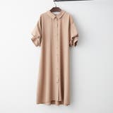 ベージュ | 後レースアップAラインワンピース | NICE CLAUP / OLIVE des OLIVE OUTLET
