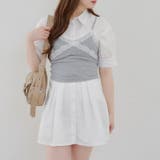 後ろレースアップミニワンピース | NICE CLAUP / OLIVE des OLIVE OUTLET | 詳細画像4