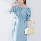 リボンブラウス&ジャンスカ セット | NICE CLAUP / OLIVE des OLIVE OUTLET | 詳細画像1