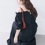 ブラック | リボンブラウス&ジャンスカ セット | NICE CLAUP / OLIVE des OLIVE OUTLET