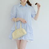 アシメフリルシャツワンピース | NICE CLAUP / OLIVE des OLIVE OUTLET | 詳細画像2