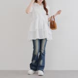 アシメフリルシャツワンピース | NICE CLAUP / OLIVE des OLIVE OUTLET | 詳細画像25