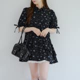 花柄 | アシメフリルシャツワンピース | NICE CLAUP / OLIVE des OLIVE OUTLET