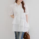 オフ | アシメフリルシャツワンピース | NICE CLAUP / OLIVE des OLIVE OUTLET