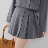 【セットアップ対応】BOXプリーツミニスカート | NICE CLAUP / OLIVE des OLIVE　OUTLET | 詳細画像1 