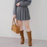 【セットアップ対応】BOXプリーツミニスカート | NICE CLAUP / OLIVE des OLIVE　OUTLET | 詳細画像4 