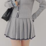 【セットアップ対応】裾ライン入りプリーツミニスカート | NICE CLAUP / OLIVE des OLIVE OUTLET | 詳細画像16