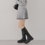 【セットアップ対応】裾ライン入りプリーツミニスカート | NICE CLAUP / OLIVE des OLIVE OUTLET | 詳細画像23