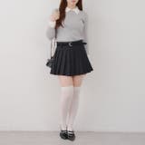 ドットベルト付プリーツミニスカート | NICE CLAUP / OLIVE des OLIVE　OUTLET | 詳細画像12 