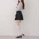 ドットベルト付プリーツミニスカート | NICE CLAUP / OLIVE des OLIVE　OUTLET | 詳細画像13 