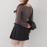 ドットベルト付プリーツミニスカート | NICE CLAUP / OLIVE des OLIVE　OUTLET | 詳細画像16 