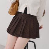 ドットベルト付プリーツミニスカート | NICE CLAUP / OLIVE des OLIVE　OUTLET | 詳細画像20 