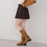 ドットベルト付プリーツミニスカート | NICE CLAUP / OLIVE des OLIVE　OUTLET | 詳細画像23 