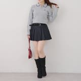 ドットベルト付プリーツミニスカート | NICE CLAUP / OLIVE des OLIVE　OUTLET | 詳細画像37 