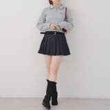 ドットベルト付プリーツミニスカート | NICE CLAUP / OLIVE des OLIVE　OUTLET | 詳細画像38 