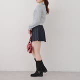 ドットベルト付プリーツミニスカート | NICE CLAUP / OLIVE des OLIVE　OUTLET | 詳細画像40 