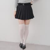 ドットベルト付プリーツミニスカート | NICE CLAUP / OLIVE des OLIVE　OUTLET | 詳細画像5 