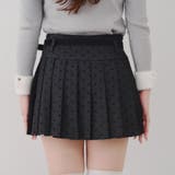 ドットベルト付プリーツミニスカート | NICE CLAUP / OLIVE des OLIVE　OUTLET | 詳細画像46 