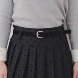 ドットベルト付プリーツミニスカート | NICE CLAUP / OLIVE des OLIVE　OUTLET | 詳細画像47 
