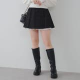 【セットアップ対応】ツイード裾チラリミニスカート | RMAF NICE CLAUP / OLIVE des OLIVE | 詳細画像23