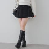 【セットアップ対応】ツイード裾チラリミニスカート | RMAF NICE CLAUP / OLIVE des OLIVE | 詳細画像24