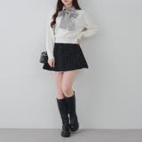 【セットアップ対応】ツイード裾チラリミニスカート | RMAF NICE CLAUP / OLIVE des OLIVE | 詳細画像30