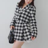 【セットアップ対応】ツイード裾チラリミニスカート | RMAF NICE CLAUP / OLIVE des OLIVE | 詳細画像3