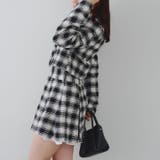 【セットアップ対応】ツイード裾チラリミニスカート | RMAF NICE CLAUP / OLIVE des OLIVE | 詳細画像4