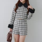 【Holiday collection】ツイードショートパンツ | NICE CLAUP / OLIVE des OLIVE　OUTLET | 詳細画像3 