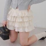 レースフリルミニスカート | NICE CLAUP / OLIVE des OLIVE OUTLET | 詳細画像1