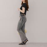 【2サイズ展開】デニムフレアパンツ | NICE CLAUP / OLIVE des OLIVE　OUTLET | 詳細画像10 