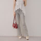 【2サイズ展開】デニムフレアパンツ | NICE CLAUP / OLIVE des OLIVE　OUTLET | 詳細画像12 