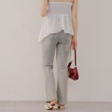 【2サイズ展開】デニムフレアパンツ | NICE CLAUP / OLIVE des OLIVE　OUTLET | 詳細画像14 