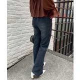 脇レースアップフレアパンツ | NICE CLAUP / OLIVE des OLIVE　OUTLET | 詳細画像4 