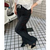 脇レースアップフレアパンツ | NICE CLAUP / OLIVE des OLIVE　OUTLET | 詳細画像16 