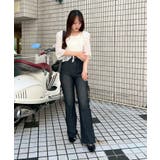 脇レースアップフレアパンツ | NICE CLAUP / OLIVE des OLIVE　OUTLET | 詳細画像20 