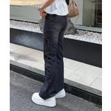 脇レースアップフレアパンツ | NICE CLAUP / OLIVE des OLIVE　OUTLET | 詳細画像29 