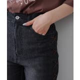 脇レースアップフレアパンツ | NICE CLAUP / OLIVE des OLIVE　OUTLET | 詳細画像38 