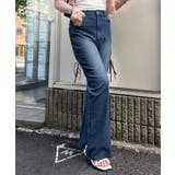 脇レースアップフレアパンツ | NICE CLAUP / OLIVE des OLIVE　OUTLET | 詳細画像46 