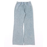 ストーン付デニムフレアパンツ | NICE CLAUP / OLIVE des OLIVE　OUTLET | 詳細画像3 