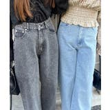 【サイズ展開あり】ストーン付デニムフレアパンツ | NICE CLAUP / OLIVE des OLIVE　OUTLET | 詳細画像4 