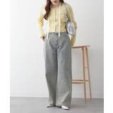 【サイズ展開あり】ストーン付デニムフレアパンツ | NICE CLAUP / OLIVE des OLIVE　OUTLET | 詳細画像17 