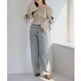 【サイズ展開あり】ストーン付デニムフレアパンツ | NICE CLAUP / OLIVE des OLIVE　OUTLET | 詳細画像20 