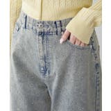 【サイズ展開あり】ストーン付デニムフレアパンツ | NICE CLAUP / OLIVE des OLIVE　OUTLET | 詳細画像27 