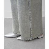 【サイズ展開あり】ストーン付デニムフレアパンツ | NICE CLAUP / OLIVE des OLIVE　OUTLET | 詳細画像28 