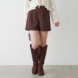 ハイウエストショートパンツ | RMAF　NICE CLAUP / OLIVE des OLIVE | 詳細画像4 