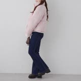 【3サイズ展開】後ろ姿まで可愛い、リボンデニムフレアパンツ | RMAF　NICE CLAUP / OLIVE des OLIVE | 詳細画像51 