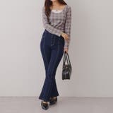 【3サイズ展開】後ろ姿まで可愛い、リボンデニムフレアパンツ | RMAF　NICE CLAUP / OLIVE des OLIVE | 詳細画像29 