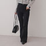 【3サイズ展開】後ろ姿まで可愛い、リボンデニムフレアパンツ | RMAF　NICE CLAUP / OLIVE des OLIVE | 詳細画像34 